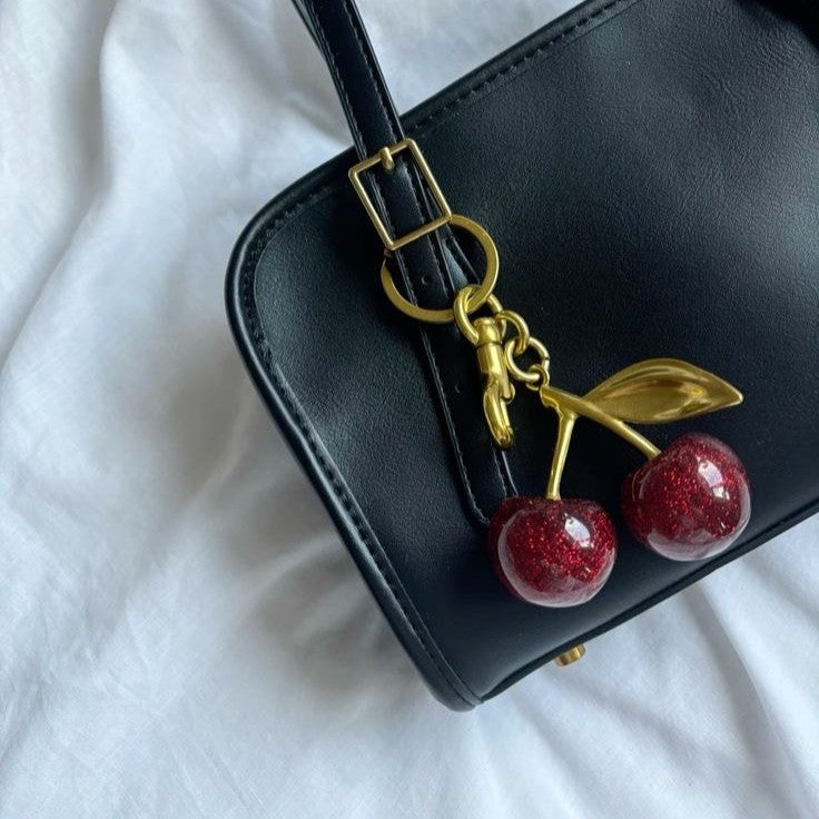 Cherry Bomb Charm Keychain