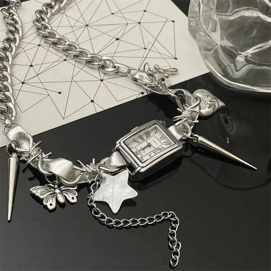 Rebellious Time Necklace